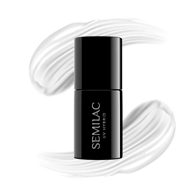 Verniz gel Semilac - 001 Strong White - 7 ml.