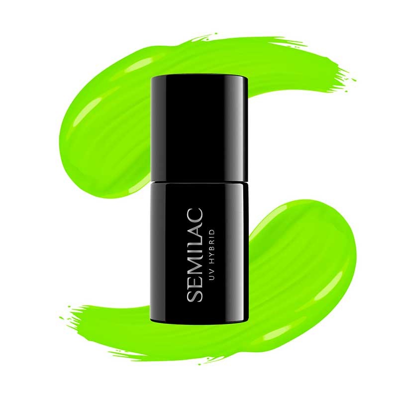 Verniz gel Semilac - 564 Neon Lime - 7 ml.